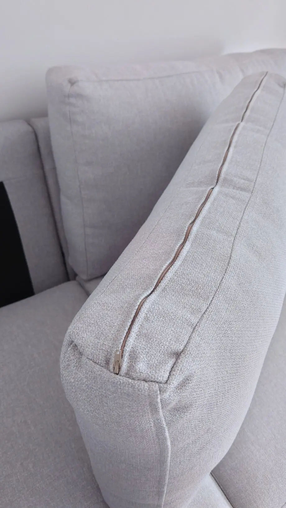 DFS light gray Edie 3 seater sofa