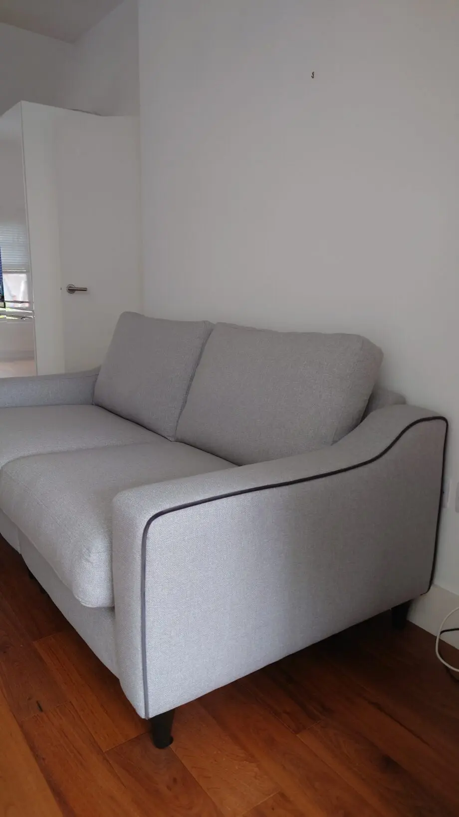 DFS light gray Edie 3 seater sofa