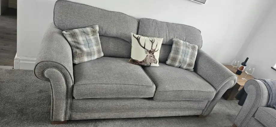 3 piece grey suite