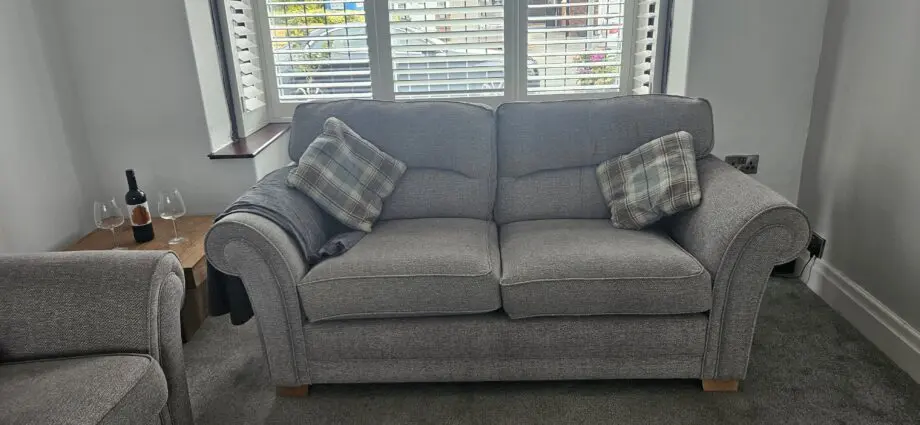 3 piece grey suite