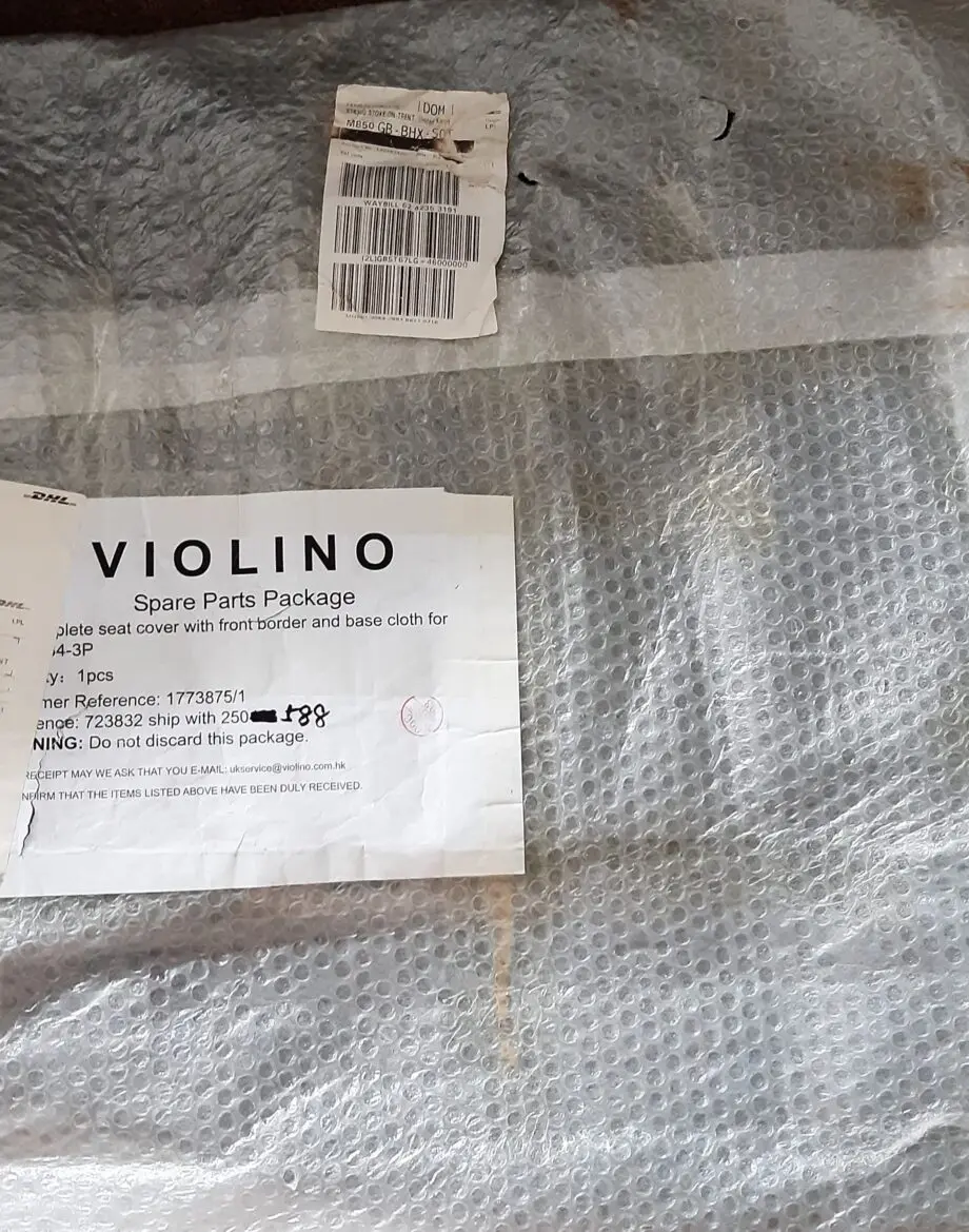 Sofology brown violino leather 3 piece suite
