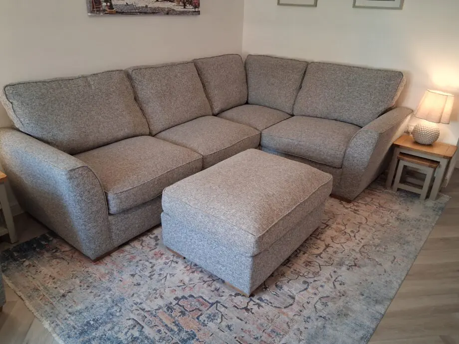 Listers Manhattan grey woven sofa
