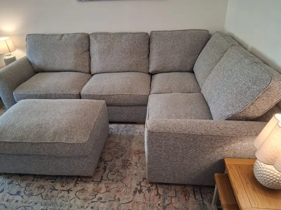 Listers Manhattan grey woven sofa