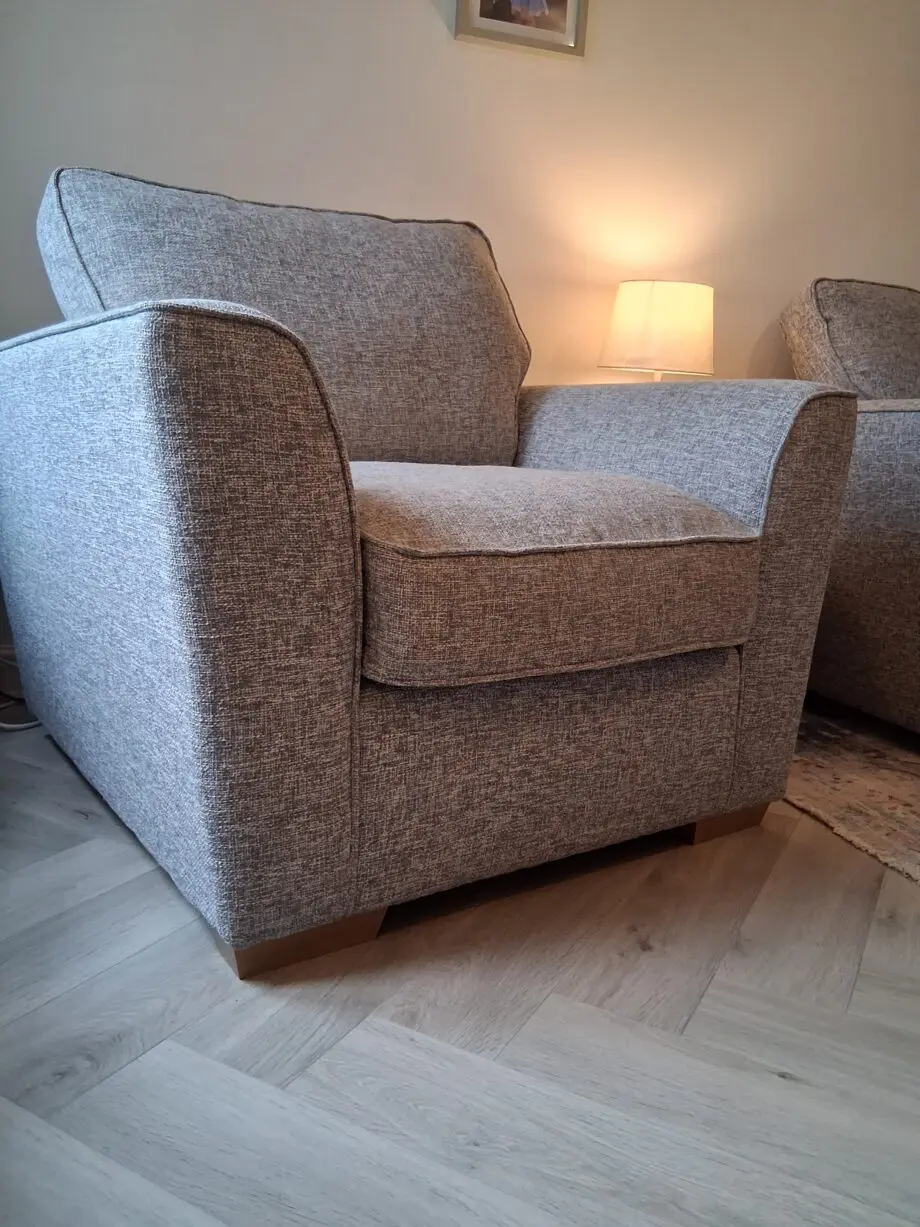 Listers Manhattan grey woven sofa
