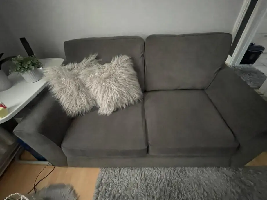 DFS Grey Corner Sofa Bed with Extra Two Seating Sofa