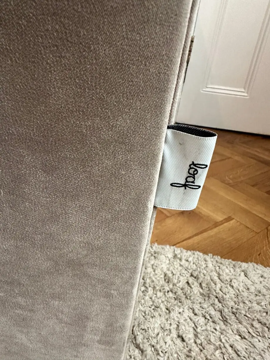 Loaf Modular Sofa - Clever Velvet – Feather Filled – Includes matching footstool