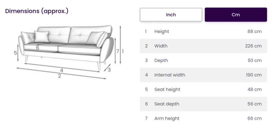 French Connection x DFS Zinc Grey 4 Seater Sofa
