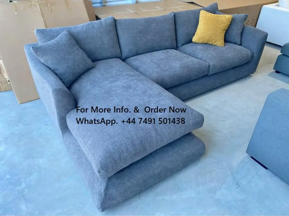 Grey Sectional Couch For Sale || Left Hand & Right Hand Orientation Available