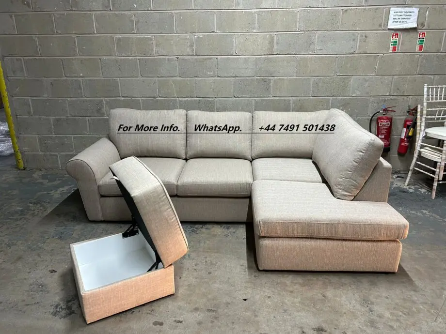 Next Corner Sofa + Footstool For Sale