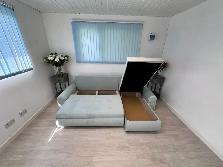 Next Pull Out Corner Sofa Bed With Storage Option For Sale