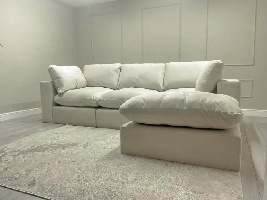 Modern L-Shape 4-Seater Corner Sofa