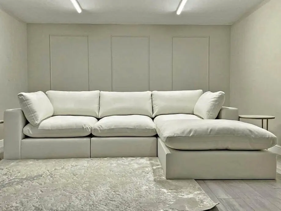 Modern L-Shape 4-Seater Corner Sofa
