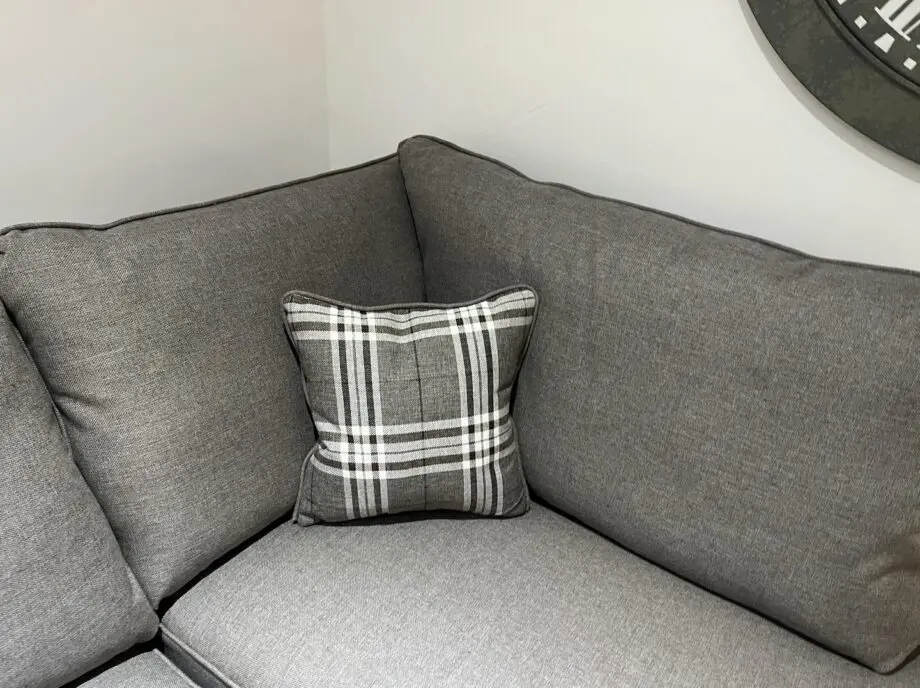 SCS Hugo Fabric Right Hand Facing Chaise Standard Back Sofa
