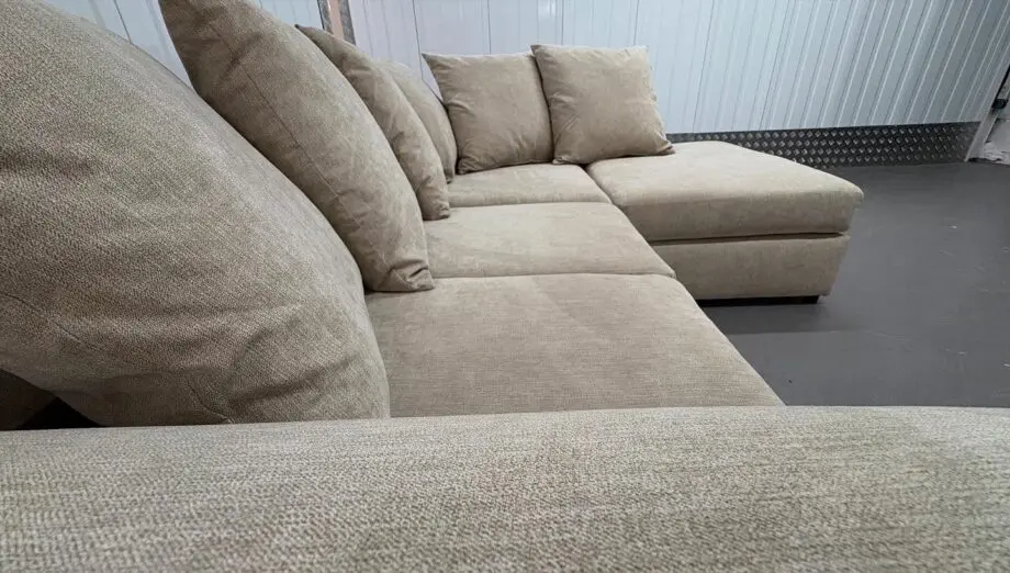 L-Shaped Sofa with Chaise – Soft & Supportive