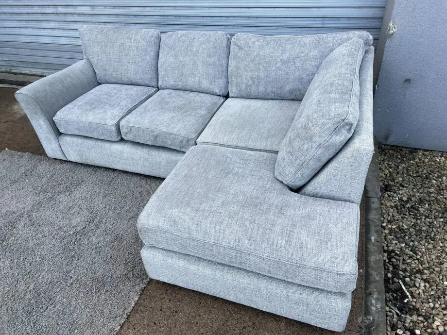 Next Brand Sofa || Grey Corner L-Shaped Sofa For Sale