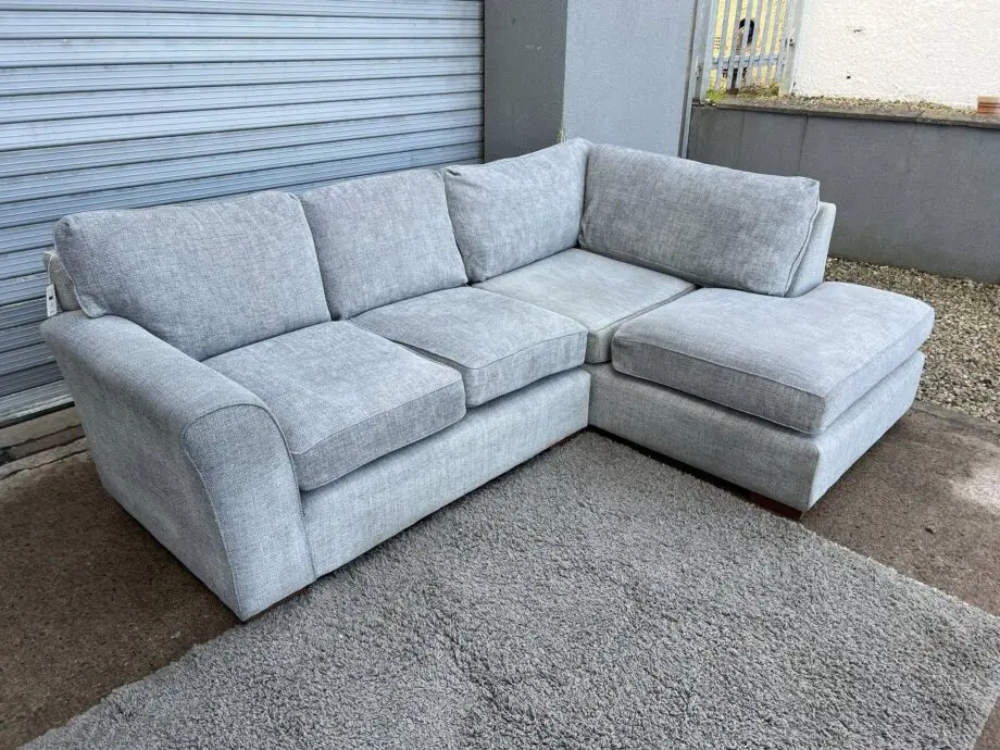 Next Brand Sofa || Grey Corner L-Shaped Sofa For Sale