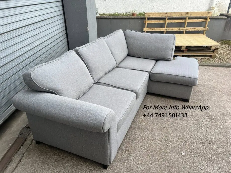Next Grey 4-Seater Corner Sofa - Free Home Delivery Included"