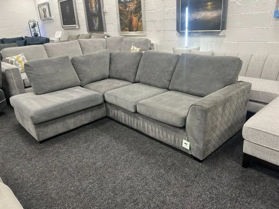 Sofalogy Corner 4x Settee Corner Couch Grey Colour