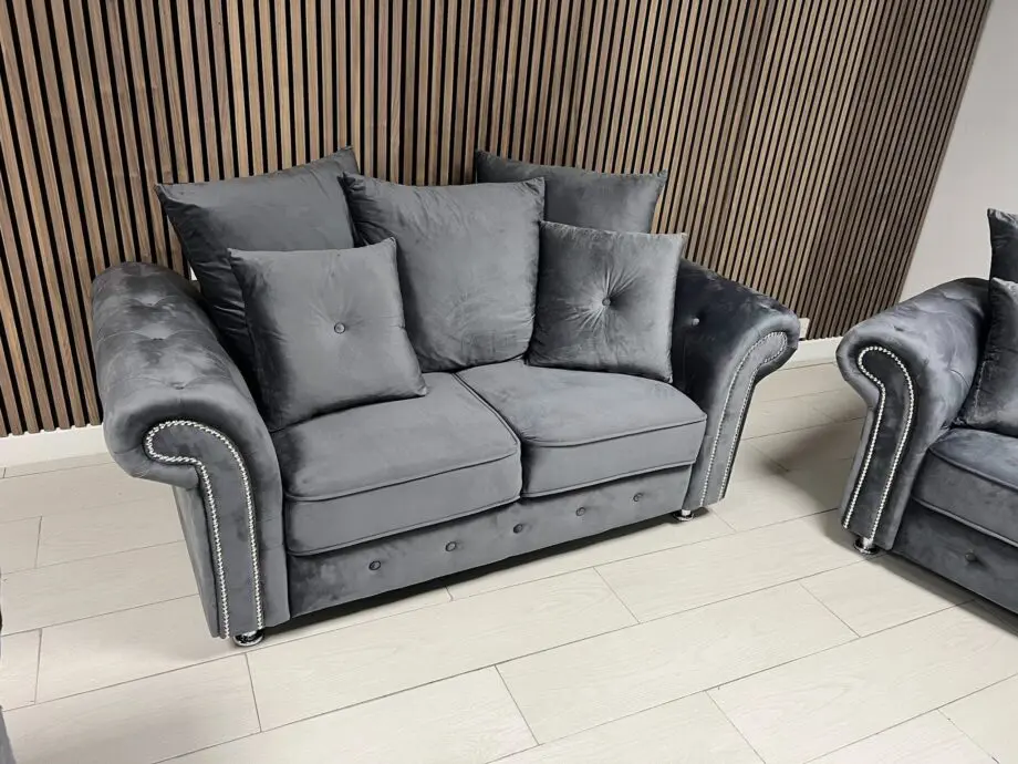 Chesterfield Ashwin Sofa || 5 Seater Corner & 3+2 Sofa Set For Sale