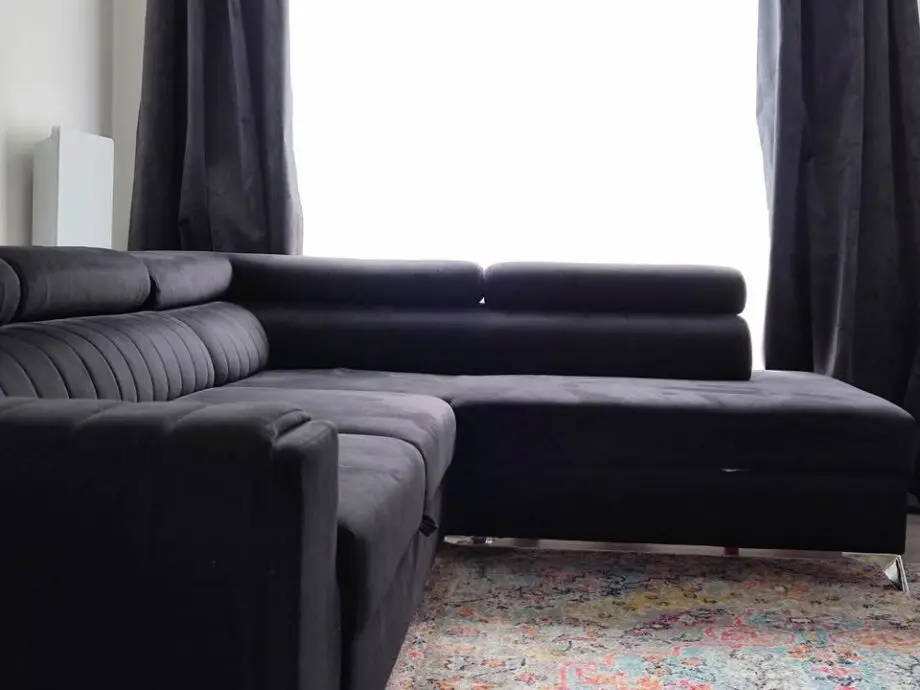 Artic Storage Sofa Bed For Sale || Black Colour & Ottoman Storage