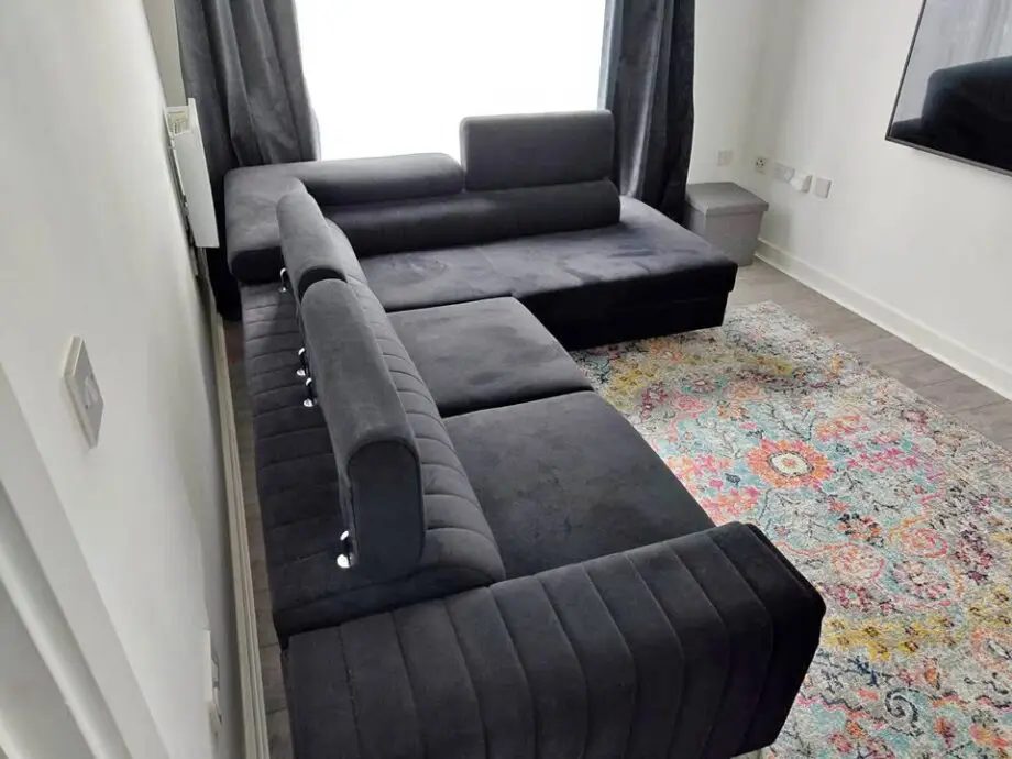 Artic Storage Sofa Bed For Sale || Black Colour & Ottoman Storage