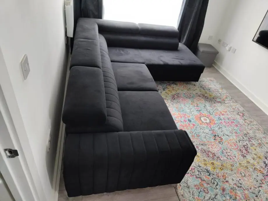 Artic Storage Sofa Bed For Sale || Black Colour & Ottoman Storage