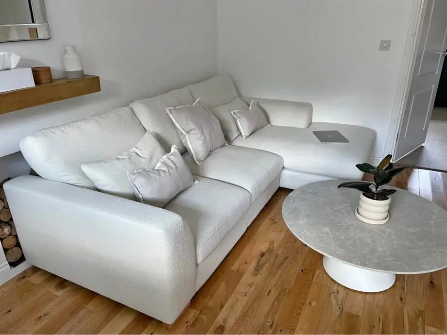 Calix Cream Boucle Corner Sofa