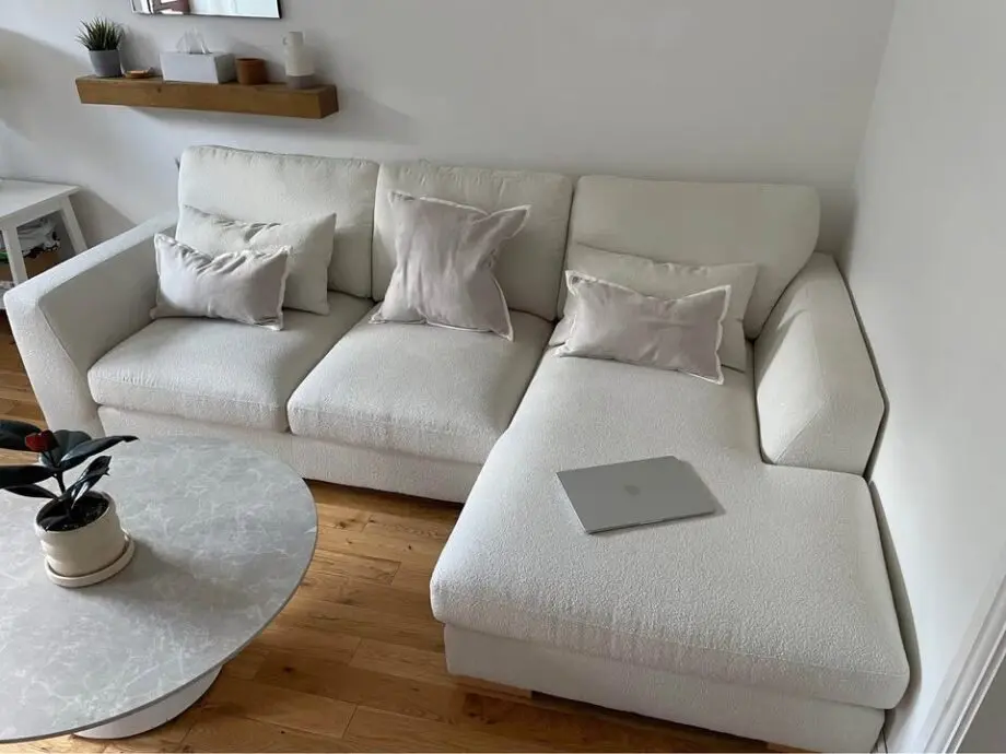 Calix Cream Boucle Corner Sofa