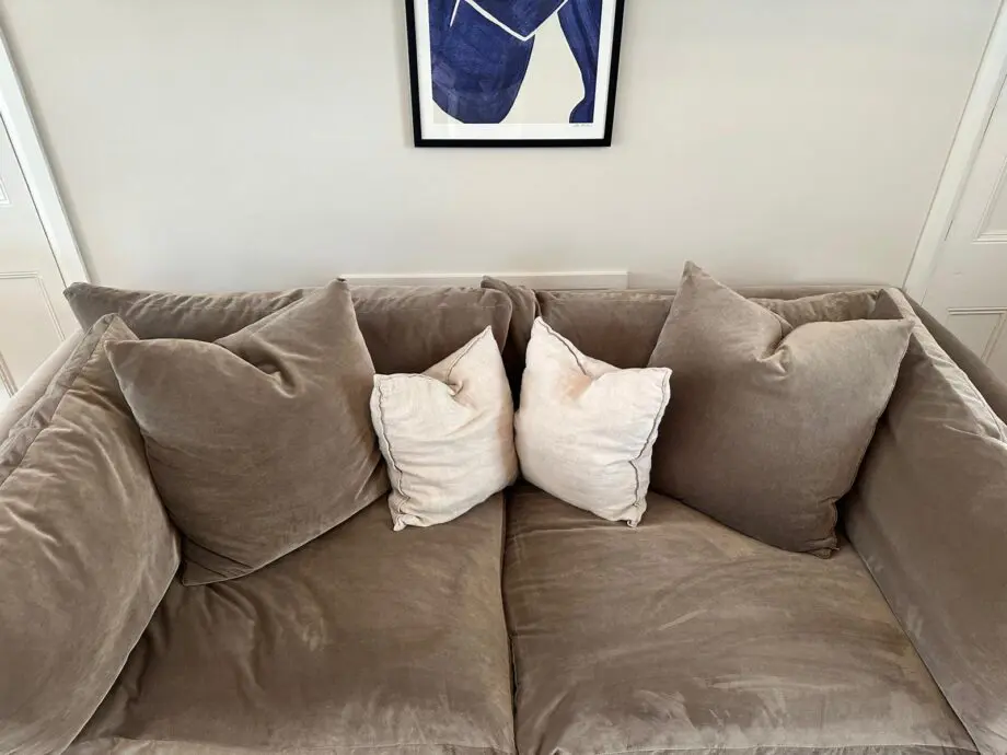 Loaf Modular Sofa - Clever Velvet – Feather Filled – Includes matching footstool