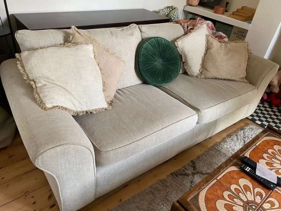 Next Beige Textured Sofa