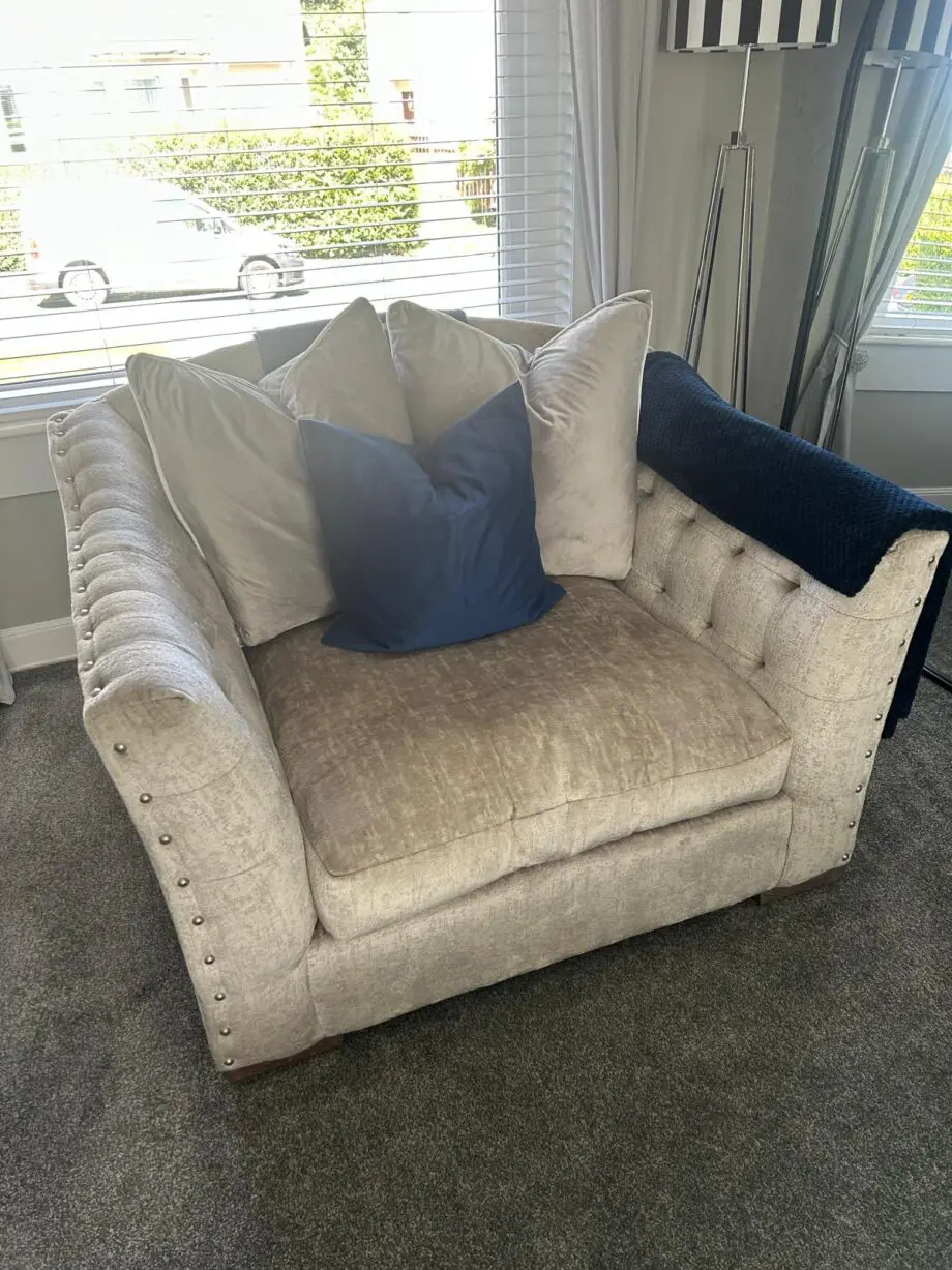 Designer Rooms 4 seater sofa and snuggle chair