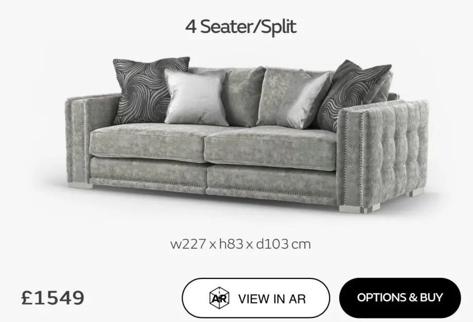 Sofology 4 seater and love chair