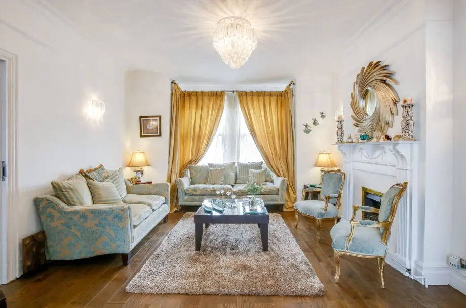 2 & 3 seater sofas duck egg and gold