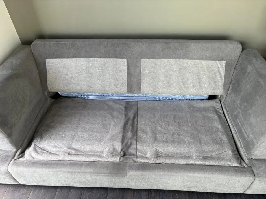 DFS grey 3-seater sofa bed
