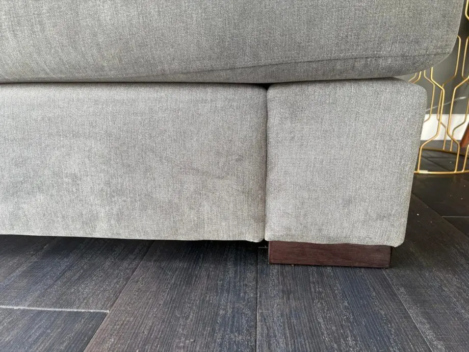 DFS grey 3-seater sofa bed