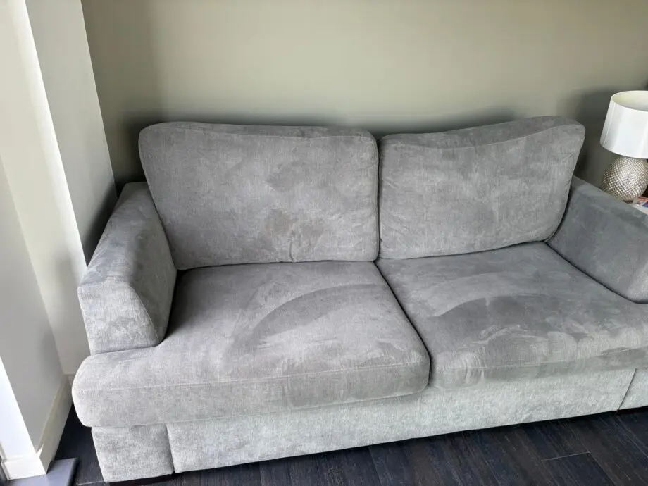 DFS grey 3-seater sofa bed