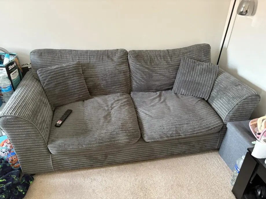 Argos Home Harry Fabric 2 Seater Sofa - Charcoal