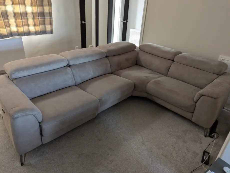DFS Tahiti Corner Electric Sofa - Stone