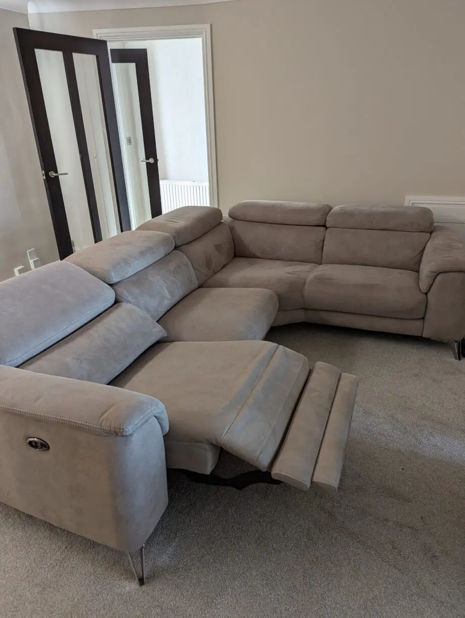 DFS Tahiti Corner Electric Sofa - Stone