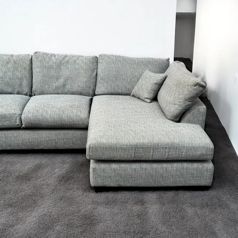 Next Grey Parker Platform Corner Sofa