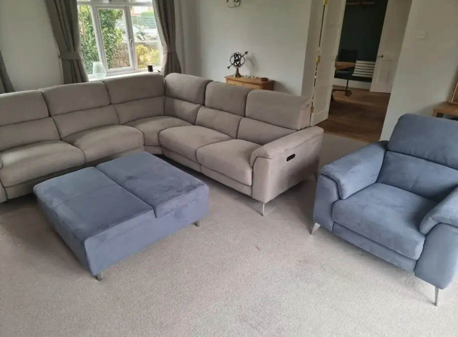 Sofology Illinois Corner Sofa, Chair & Footstool