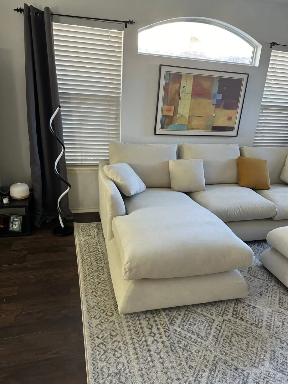 DFS Sofa ¬ Corner Sofa & Footstool For Sale