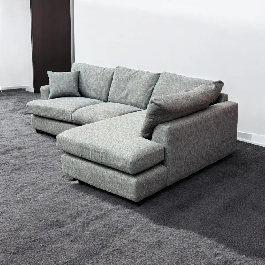 Next Grey Parker Platform Corner Sofa