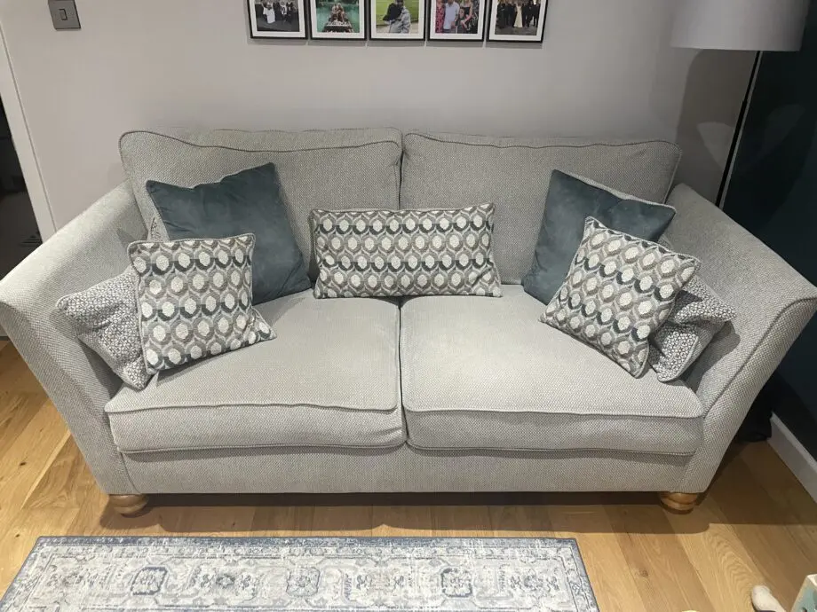 Oak Furniture Land Gainsborough 3 & 4 Seater Sofa with Storage footstool