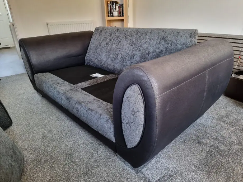 DFS Charcoal 2 Seater Sofa