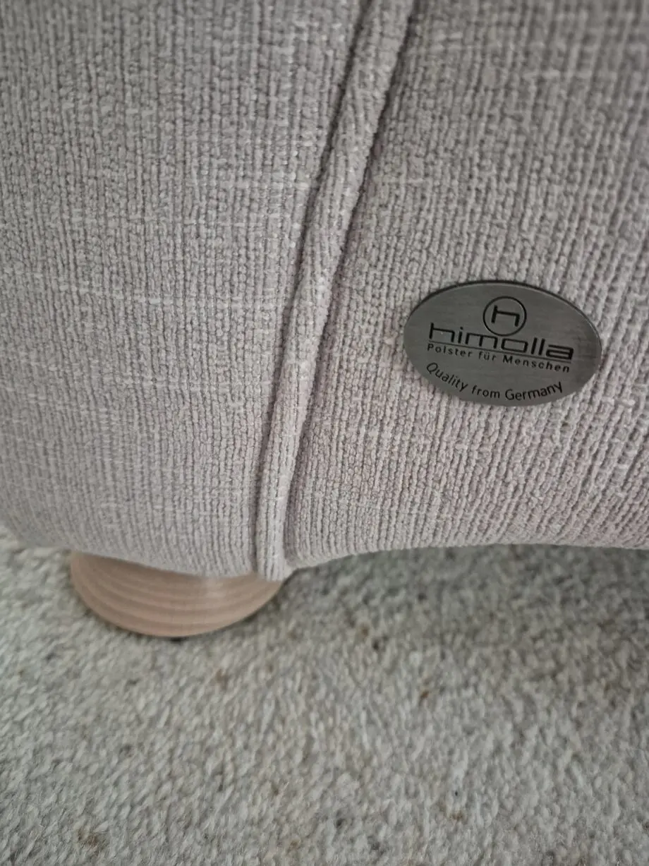 Himolla Chester Sofas - quality made in Germany, neutral colour. The 2-seater has 2 individually powered reclining controls