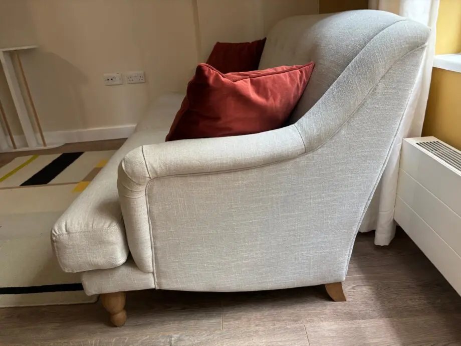Lovely made.com Ariana 3 Seater Sofa, Chic Grey