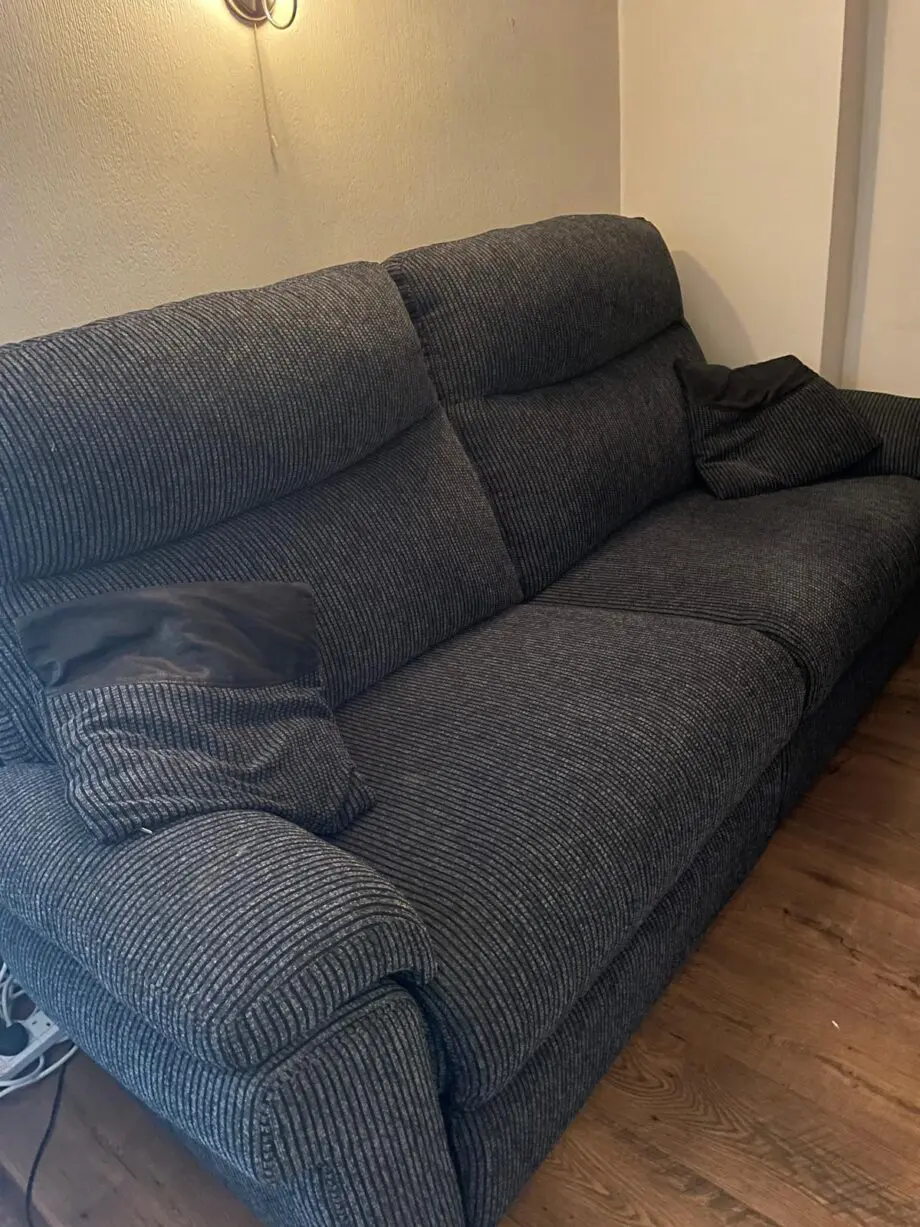 Lazy Boy 3-Seater Electric Recliner Sofa - Dark Grey