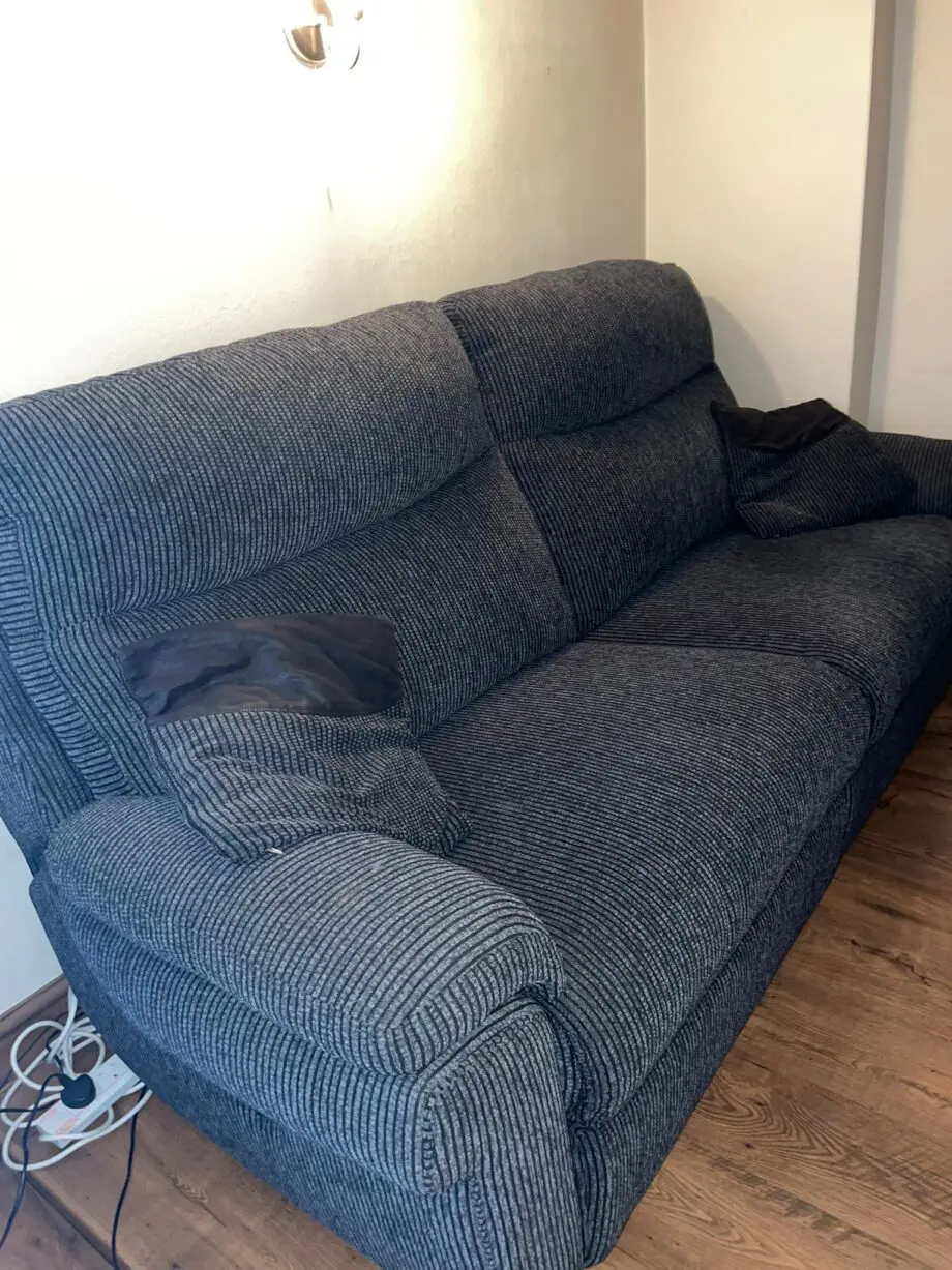 Lazy Boy 3-Seater Electric Recliner Sofa - Dark Grey