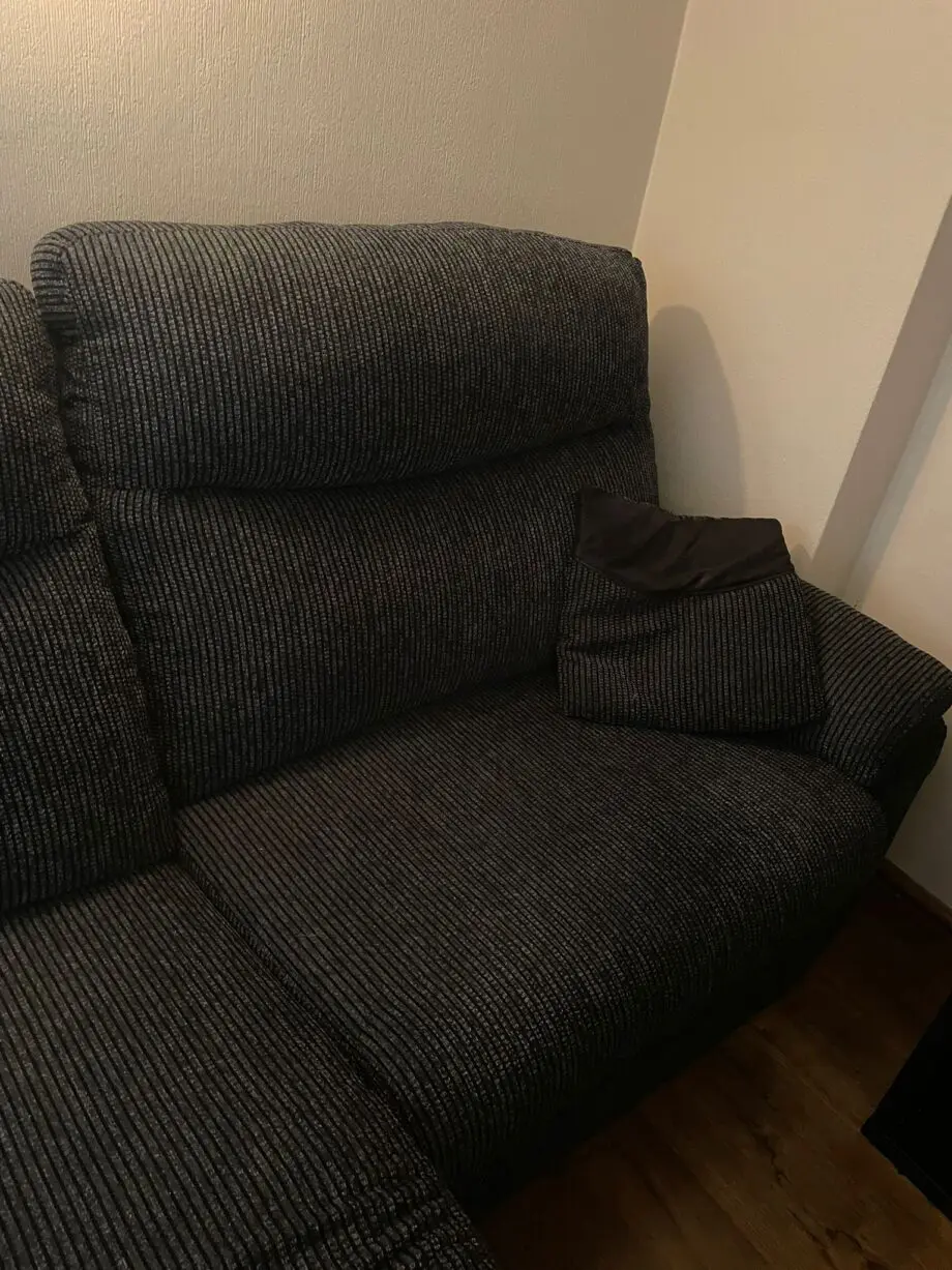 Lazy Boy 3-Seater Electric Recliner Sofa - Dark Grey